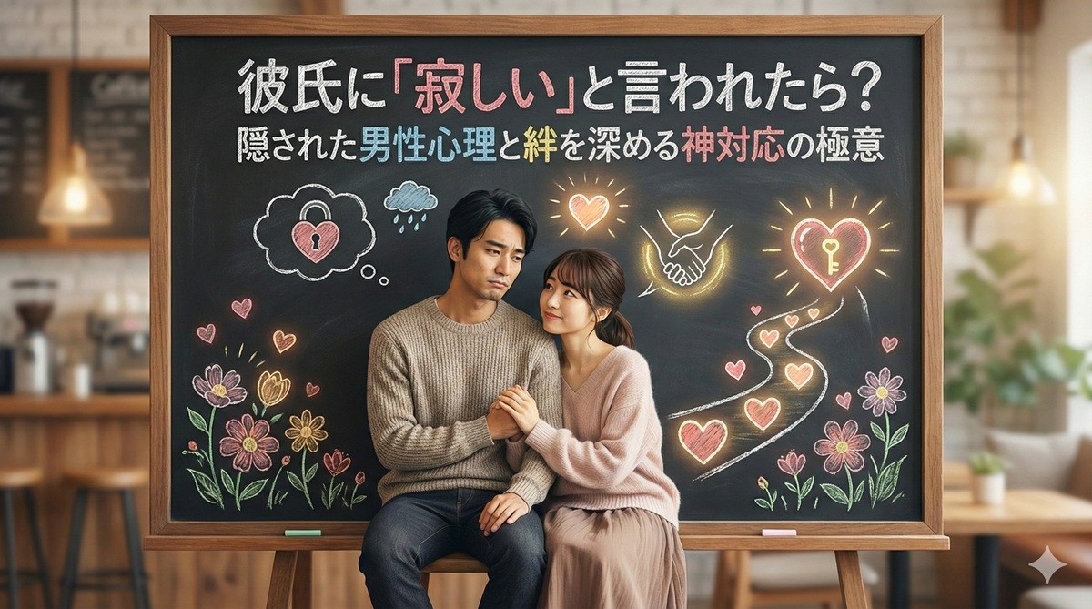 彼氏に「寂しい」と言われたら？隠された男性心理と絆を深める神対応の極意