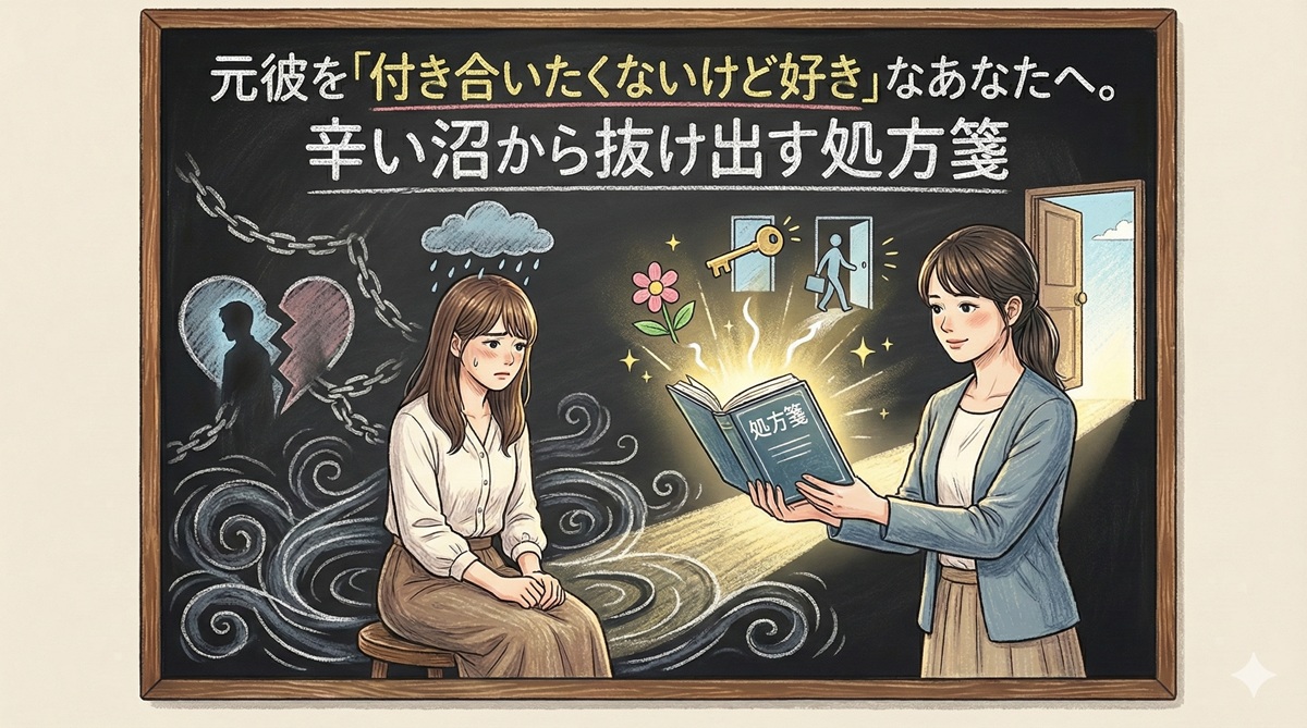 元彼を「付き合いたくないけど好き」なあなたへ。辛い沼から抜け出す処方箋