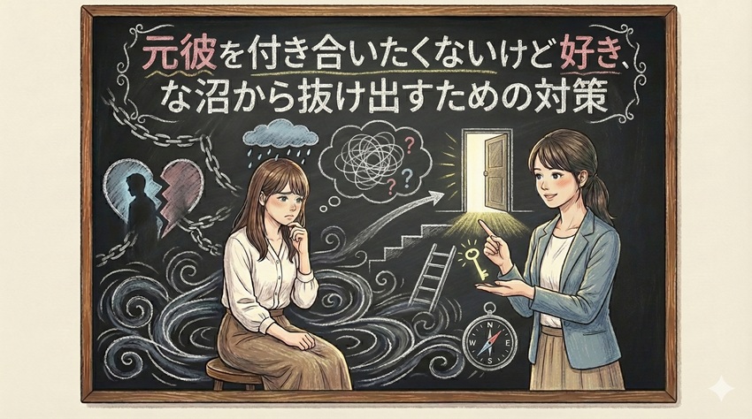 元彼を付き合いたくないけど好き、な沼から抜け出すための対策