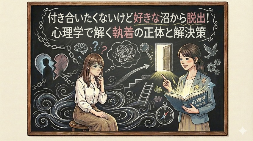 付き合いたくないけど好きな沼から脱出！心理学で解く執着の正体と解決策