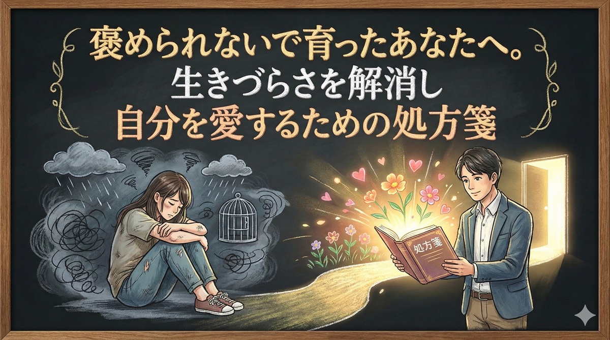褒められないで育ったあなたへ。生きづらさを解消し自分を愛するための処方箋