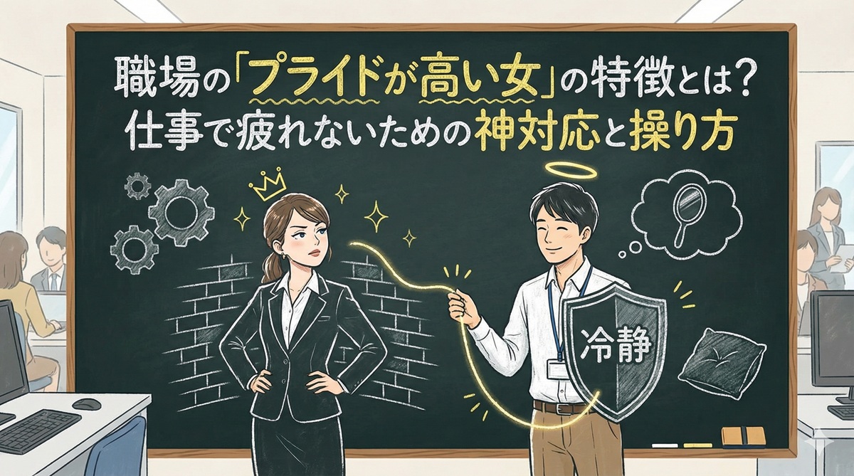 職場の「プライドが高い女」の特徴とは？仕事で疲れないための神対応と操り方