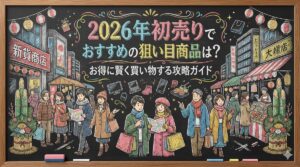 2026年初売りでおすすめの狙い目商品は？お得に賢く買い物する攻略ガイド