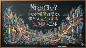 街とは何か？単なる「場所」を超えて僕たちの人生を彩る「生き物」の正体