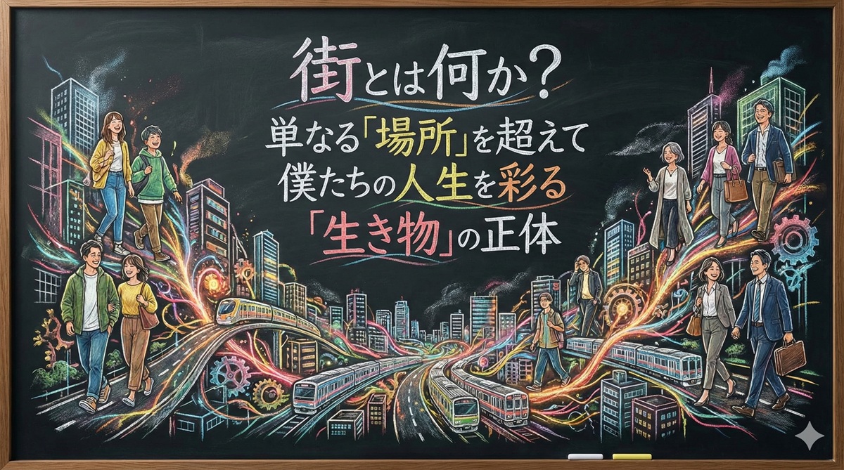 街とは何か?単なる「場所」を超えて僕たちの人生を彩る「生き物」の正体