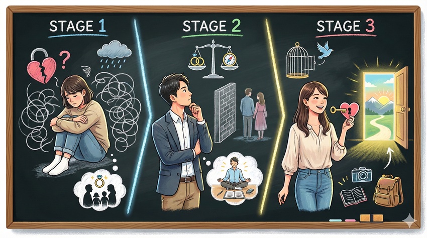 結婚してる人を好きになった気持ちを整理するためのステップ