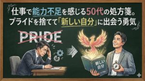 仕事で能力不足を感じる50代の処方箋。プライドを捨てて「新しい自分」に出会う勇気