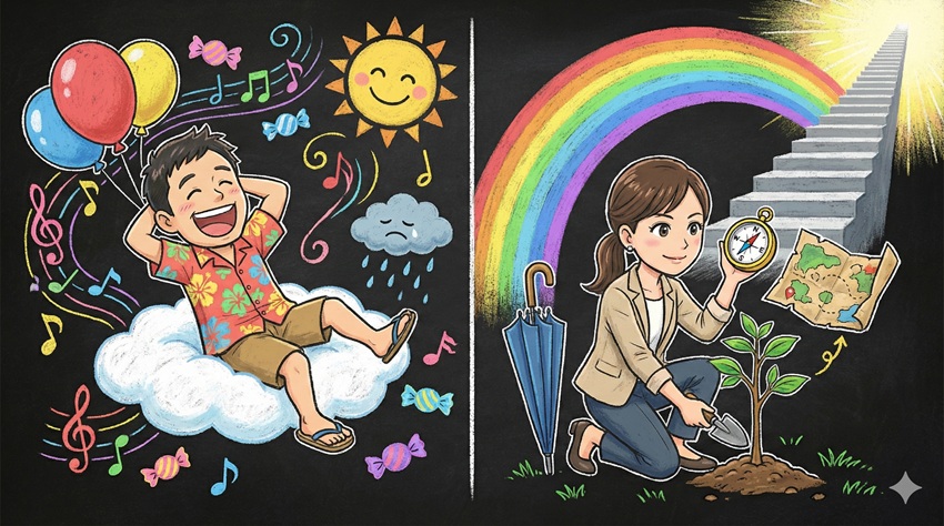 能天気な人の性格的な特徴と「楽天家」との決定的な違い