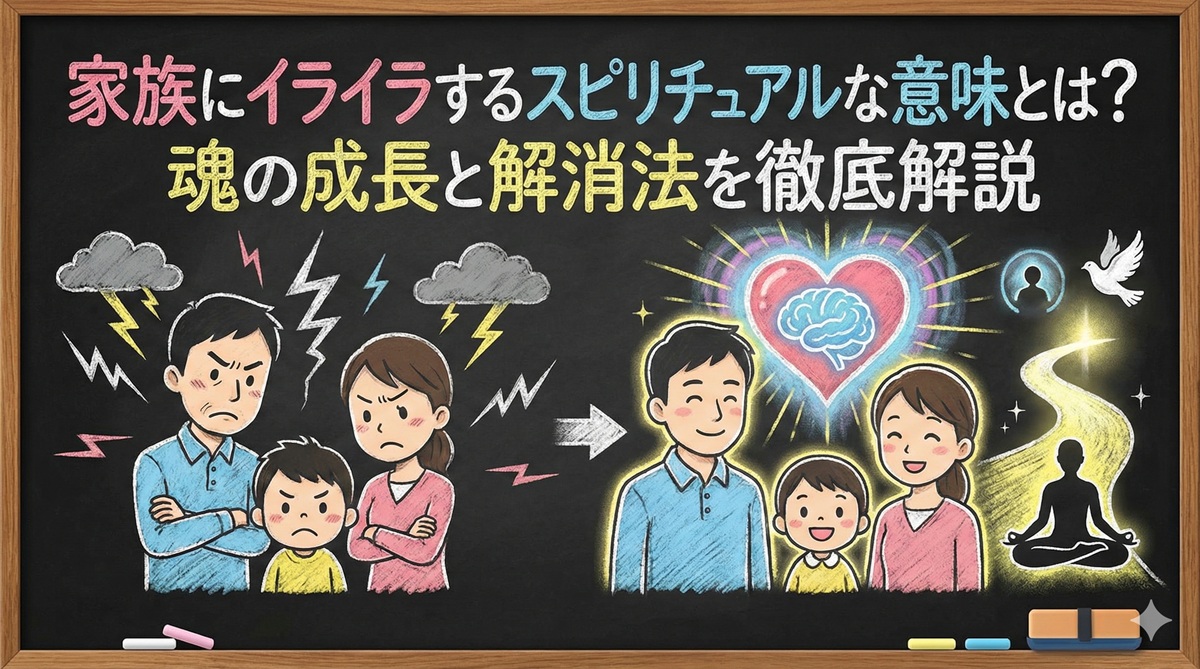 家族にイライラするスピリチュアルな意味とは？魂の成長と解消法を徹底解説