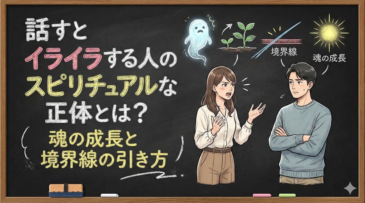話すとイライラする人のスピリチュアルな正体とは？魂の成長と境界線の引き方