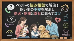 ペットの悩み相談で解決!飼い主の不安を解消し愛犬・愛猫と幸せに暮らすコツ