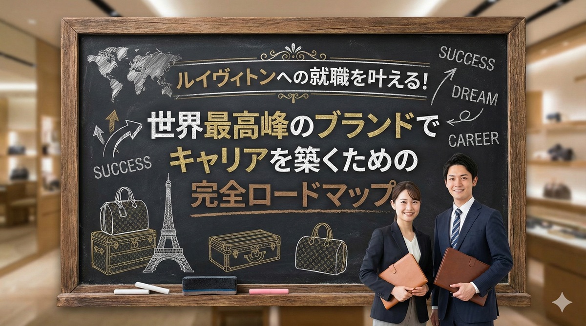 ルイヴィトンへの就職を叶える!世界最高峰のブランドでキャリアを築くための完全ロードマップ