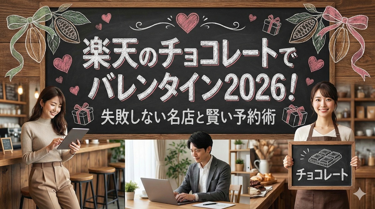 楽天のチョコレートでバレンタイン2026！失敗しない名店と賢い予約術