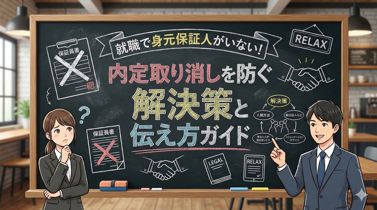 就職で身元保証人がいない!内定取り消しを防ぐ解決策と伝え方ガイド
