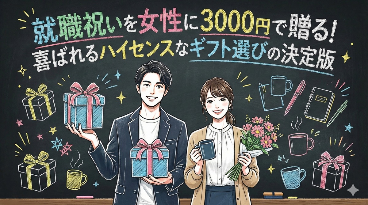 就職祝いを女性に3000円で贈る！喜ばれるハイセンスなギフト選びの決定版