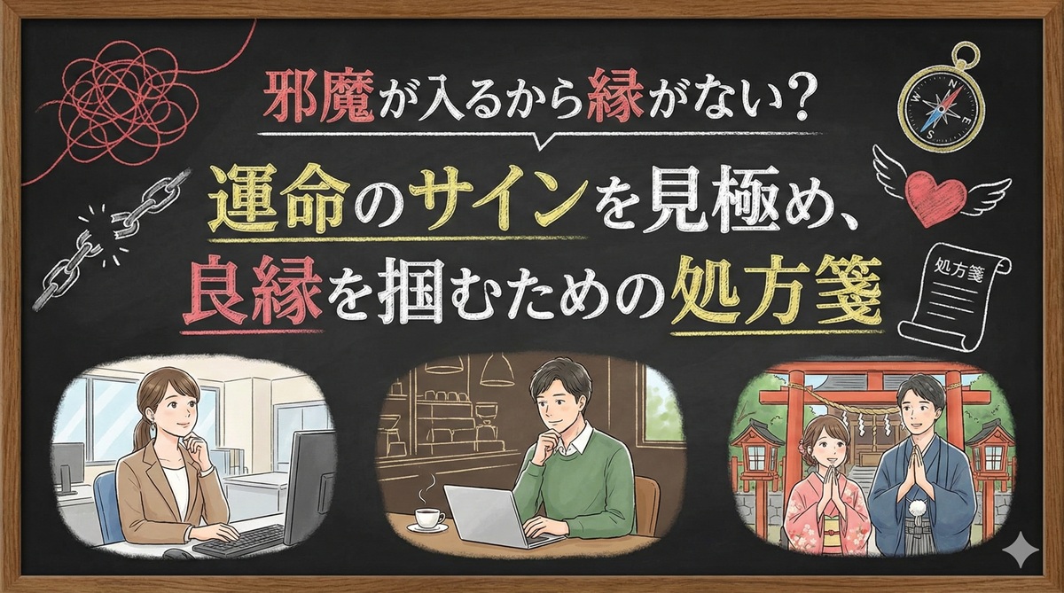 邪魔が入るから縁がない？運命のサインを見極め、良縁を掴むための処方箋