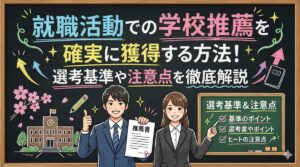 就職活動での学校推薦を確実に獲得する方法!選考基準や注意点を徹底解説