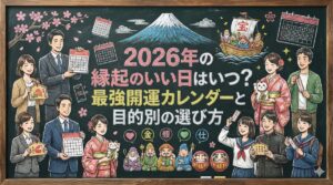 2026年の縁起のいい日はいつ？最強開運カレンダーと目的別の選び方