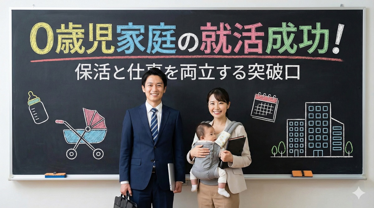 0歳児がいる家庭の就職活動を成功させる!保活と仕事を両立する突破口とは