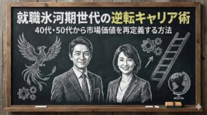 就職氷河期世代の逆転キャリア術|40代・50代から市場価値を再定義する方法