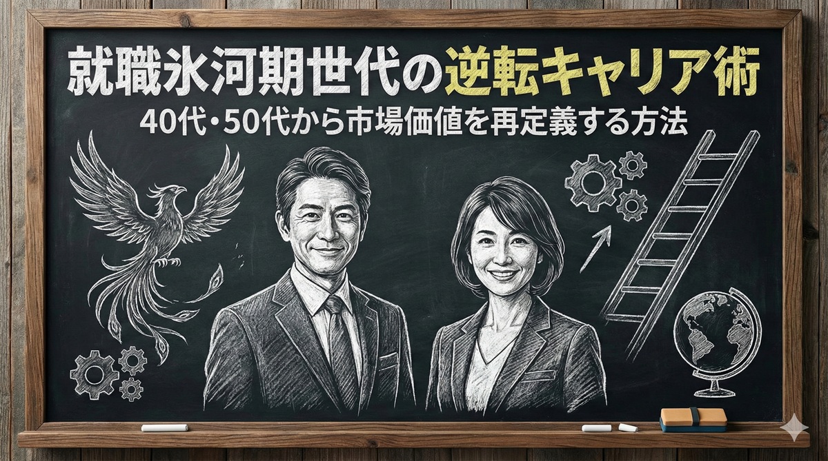 就職氷河期世代の逆転キャリア術|40代・50代から市場価値を再定義する方法