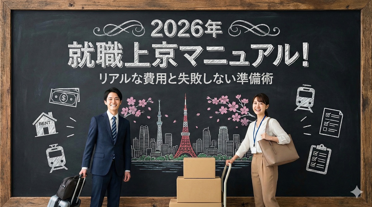 就職を機に上京するあなたへ！2026年のリアルな費用と失敗しない準備術