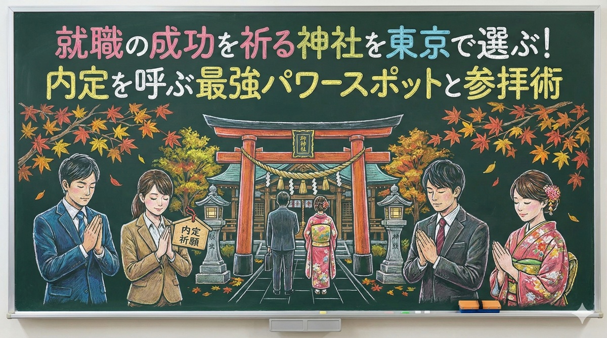 就職の成功を祈る神社を東京で選ぶ!内定を呼ぶ最強パワースポットと参拝術