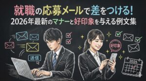 就職の応募メールで差をつける！2026年最新のマナーと好印象を与える例文集