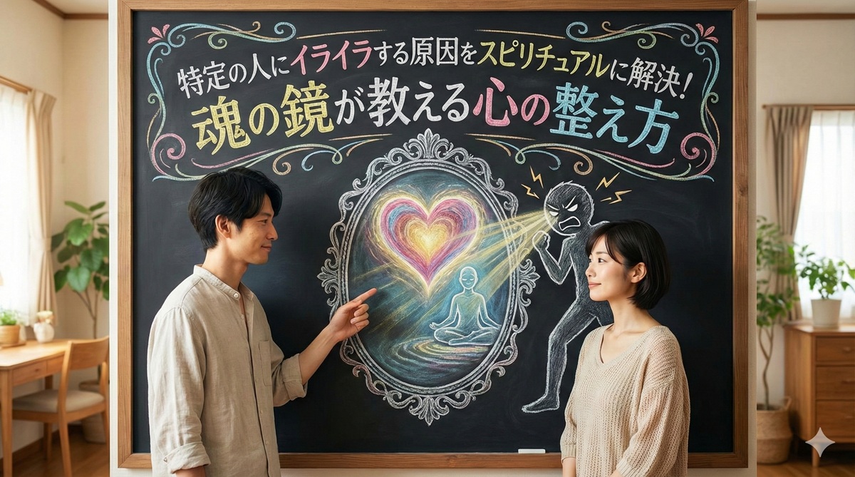 特定の人にイライラする原因をスピリチュアルに解決！魂の鏡が教える心の整え方