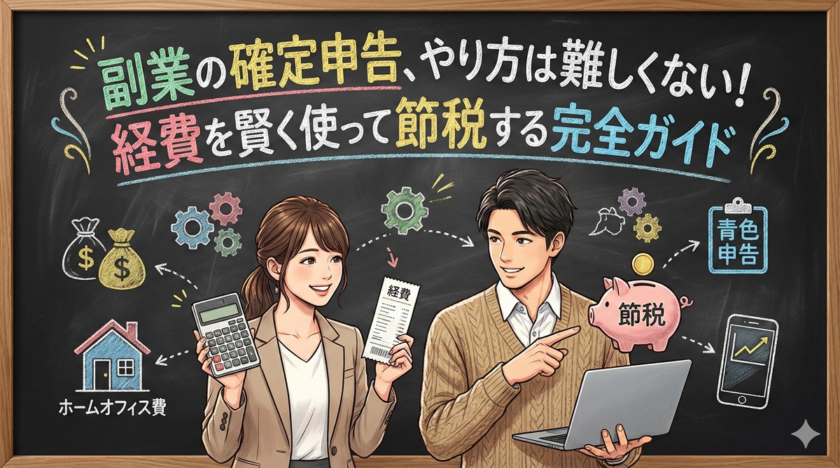 副業の確定申告、やり方は難しくない！経費を賢く使って節税する完全ガイド