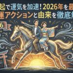 馬の縁起で運気を加速！2026年を最強にする開運アクションと由来を徹底解説
