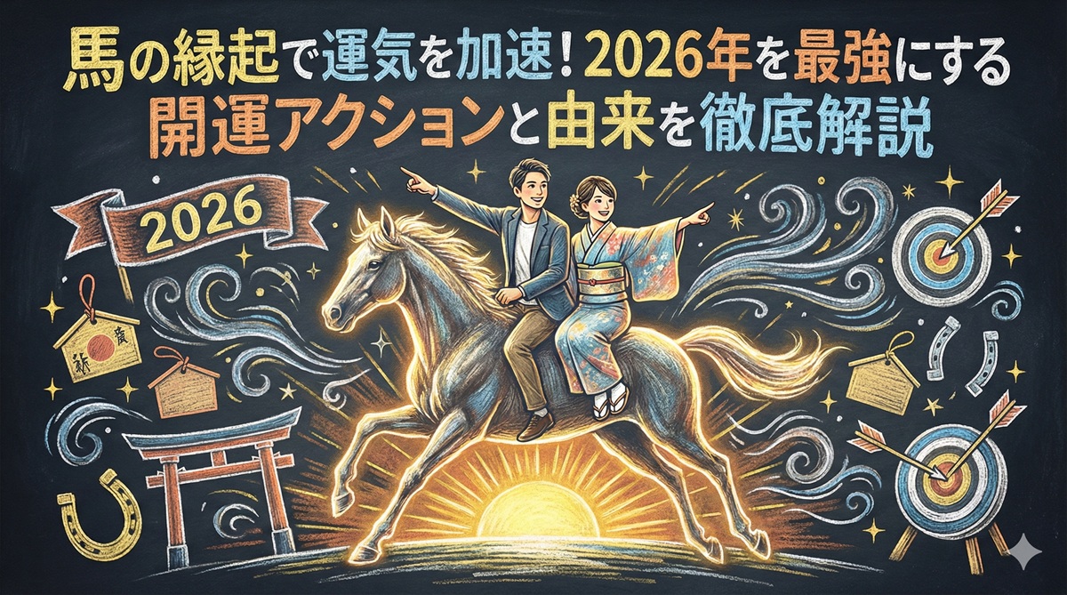 馬の縁起で運気を加速！2026年を最強にする開運アクションと由来を徹底解説