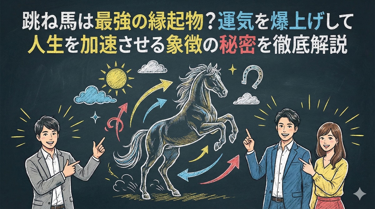 跳ね馬は最強の縁起物？運気を爆上げして人生を加速させる象徴の秘密を徹底解説