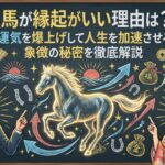 馬が縁起がいい理由は？運気を爆上げして人生を加速させる象徴の秘密を徹底解説