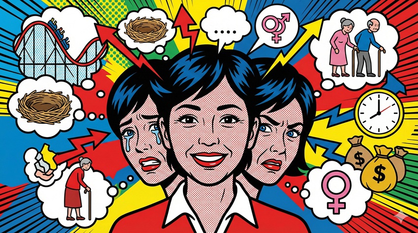 50代女性の悩みの正体とは？心が激しく揺らぐ背景