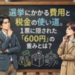 選挙にかかる費用と税金の使い道。1票に隠された「600円」の重みとは？