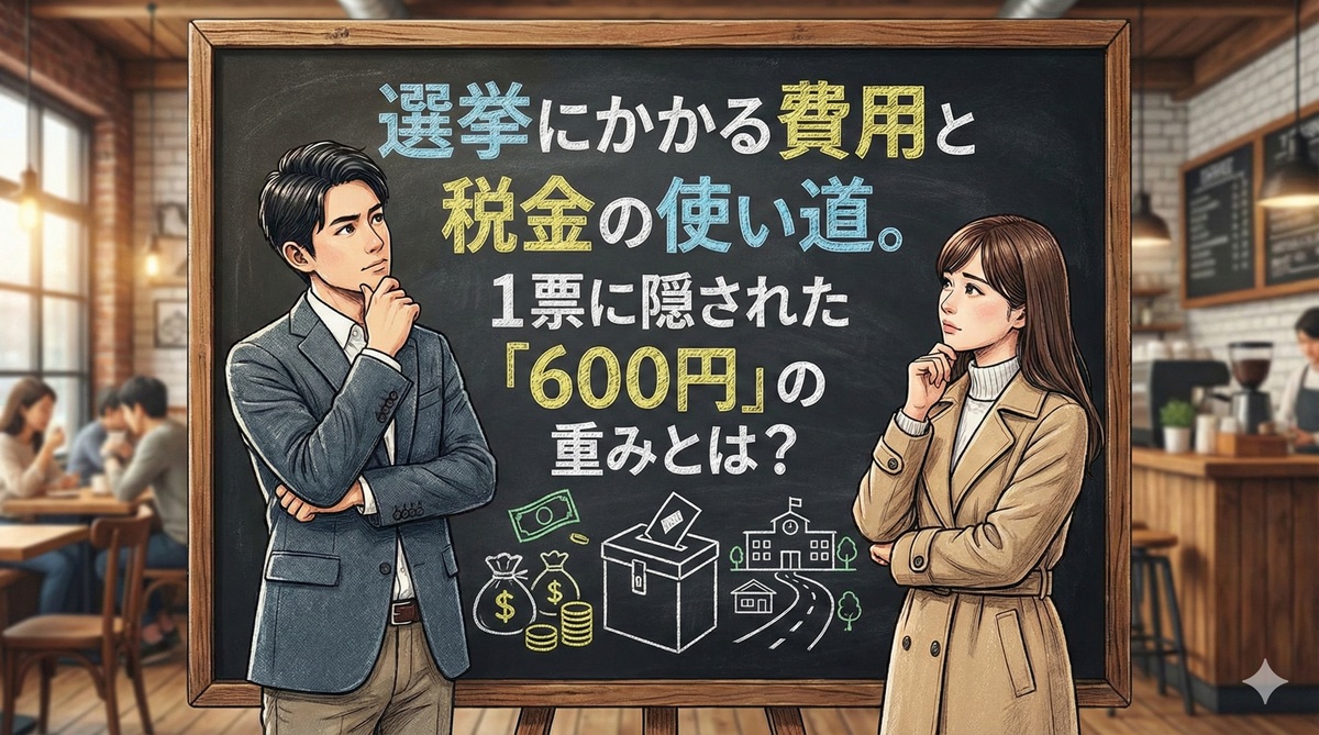 選挙にかかる費用と税金の使い道。1票に隠された「600円」の重みとは？