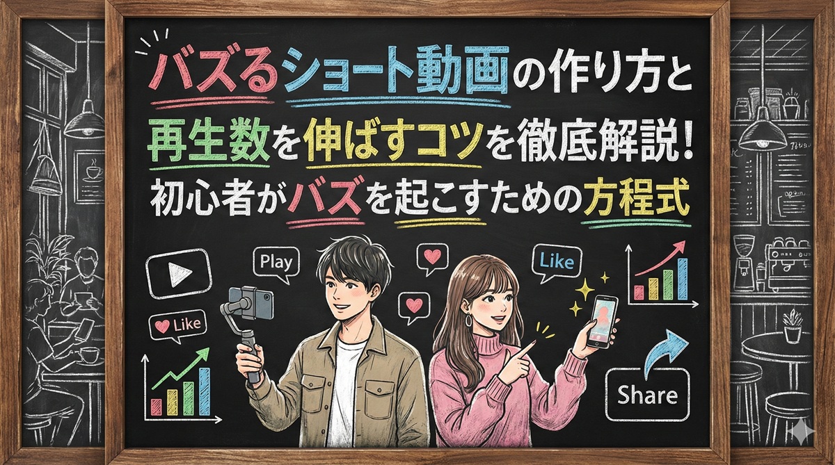バズるショート動画の作り方と再生数を伸ばすコツを徹底解説!初心者がバズを起こすための方程式
