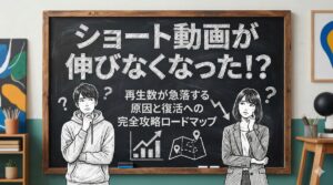 ショート動画が伸びなくなった!?再生数が急落する原因と復活への完全攻略ロードマップ