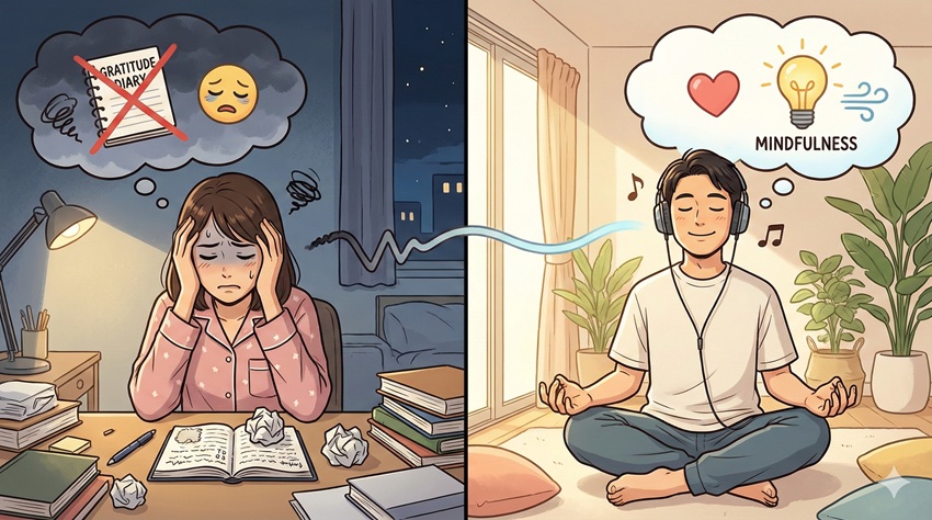 無理は禁物！感謝日記の代わりになる心の整え方