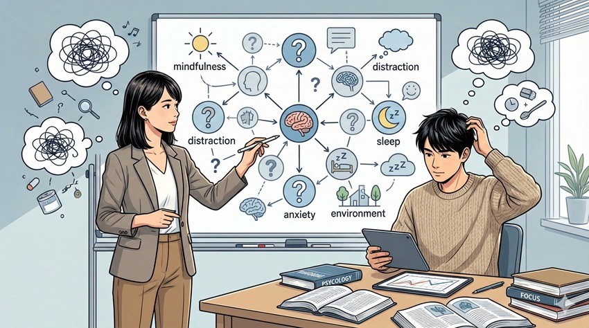 なぜマインドフルネスで集中できないのか原因を分析