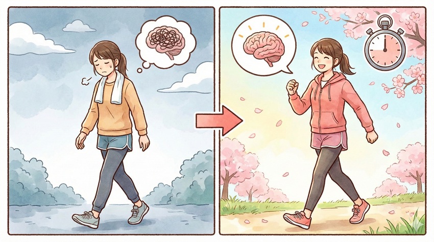朝散歩の効果とメンタル向上の期間を最大化するコツ
