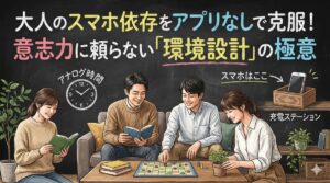 大人のスマホ依存をアプリなしで克服！意志力に頼らない「環境設計」の極意