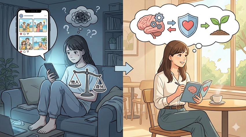 心理学を応用してSNSでの比較を習慣から外す技術