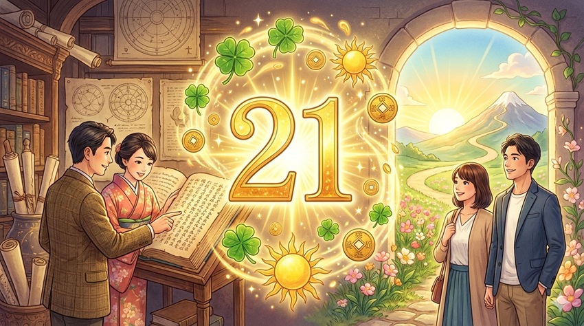 縁起のいい数字21とは？その由来と本来の意味