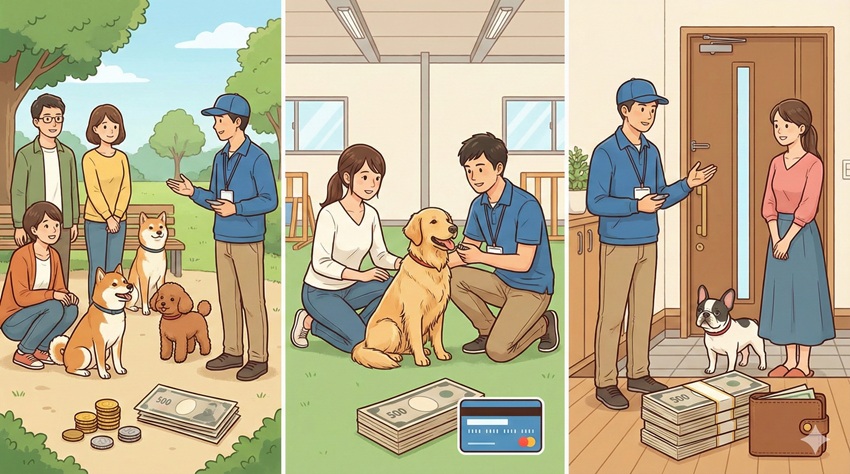 ペットのしつけ教室の種類と費用相場