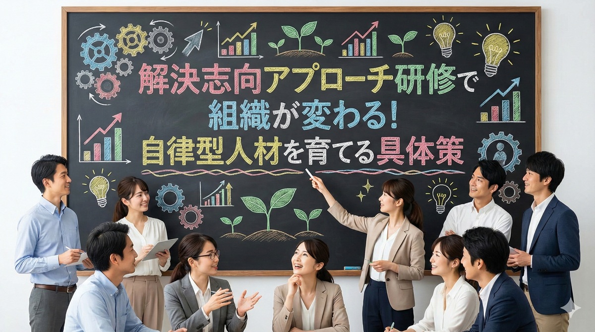 解決志向アプローチ研修で組織が変わる！自律型人材を育てる具体策