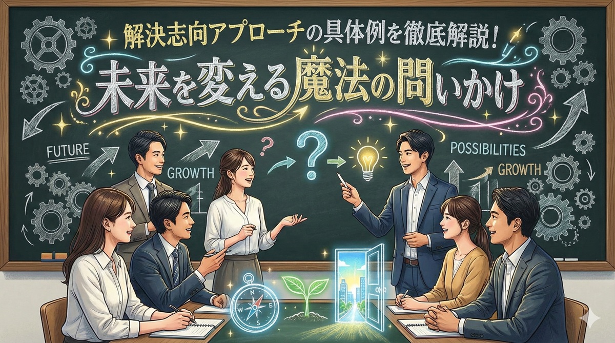 解決志向アプローチの具体例を徹底解説！未来を変える魔法の問いかけ