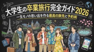 大学生の卒業旅行完全ガイド2026｜一生モノの思い出を作る最高の旅先と予約術