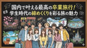 国内で叶える最高の卒業旅行！学生時代の締めくくりを彩る旅の魅力